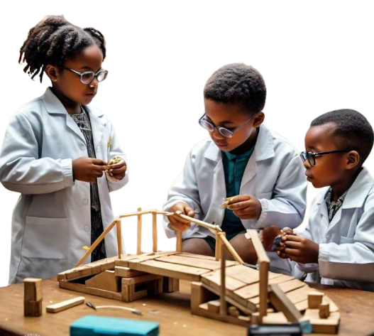 Teamwork on STEM project